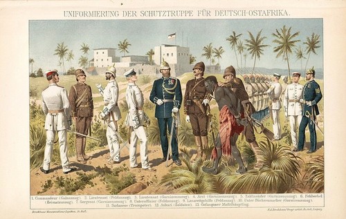 Uniform der schutztruppe - der,