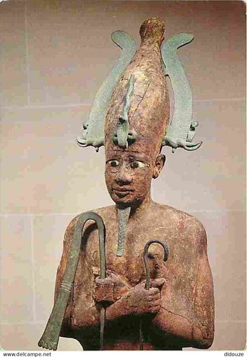 Postkarte kunst osiris - -,