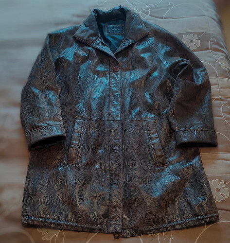 Damen ledermantel vintage - damen, gr