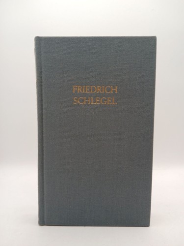 Friedrich schlegel werke in - schlegel.,