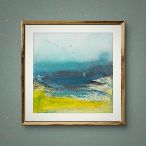 Original aquarell bild - aquarell,