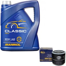 Motoröl Set 10W-40 5 Liter +