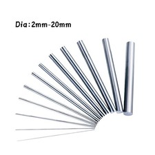 Wolframstahl Rundstab Runde Bar Solide Metall Stab Ø2mm bis 20mm für Finishing