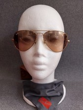 Ray Ban Aviator Sonnenbrille gold/braun  Small