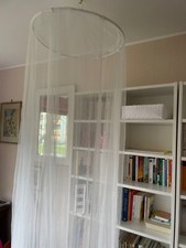 baldachin betthimmel weißer Gardinenstoff, Länge 2,50 m , über jedes beliebige B