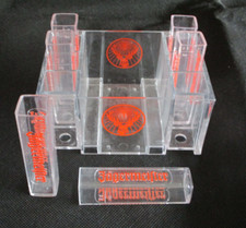6 Jägermeister Tooter / Reagenzglas 2 cl - im Rack aus Acyrl -