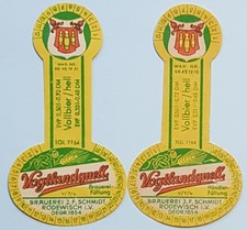 $*# alte DDR Bieretiketten Rodewisch #*$