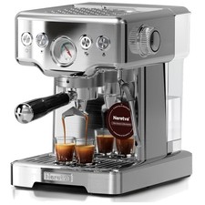 Siebträgermaschine Edelstahl