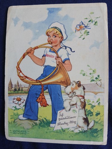 Blendax zahnpasta postkarte - blendax,