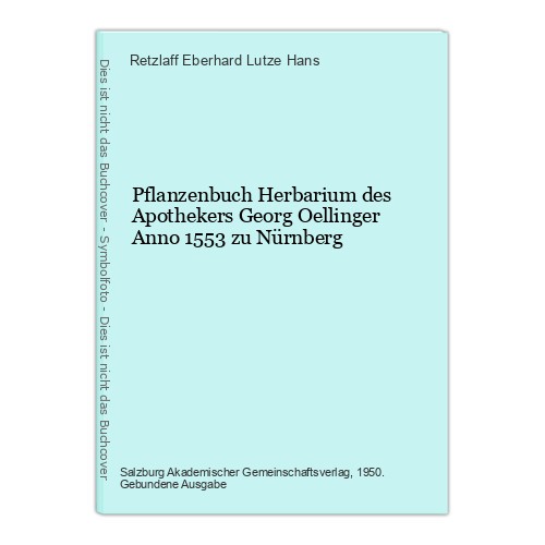 Pflanzenbuch herbarium des - pflanzenbuch,