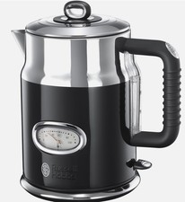 Russell Hobbs Retro Classic Noir 2400W 1,7L Wasserkocher Schwarz (21671-70)