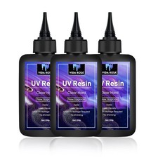 UV Resin 300g Harz Kristallklares hartes ultraviolettes härtendes Epoxidharz ...