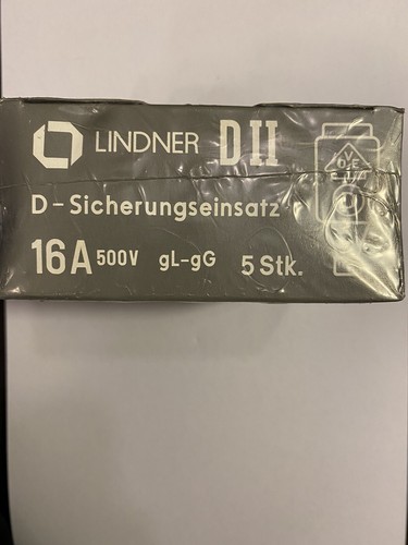 Lindner sicherungseinsatz - d2, d-sicherungseinsatz