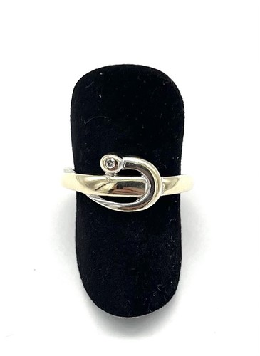 585 14kt bicolor ring - 585/-,