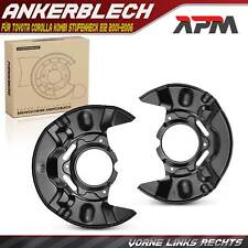 2x Spritzblech Bremsscheibe