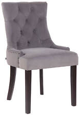 Esszimmerstuhl Aberdeen Samtbezug Polsterstuhl Gestell Aus Kautschukholz Stuhl