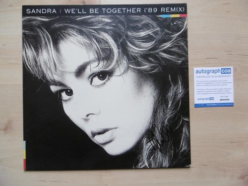 Sandra autogramm - sandra, (lauer/cretu)