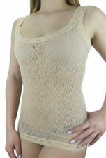 Bleyle Unterhemd Damen Helanca Trägerhemd Spencer Rosendesign sahara/braun