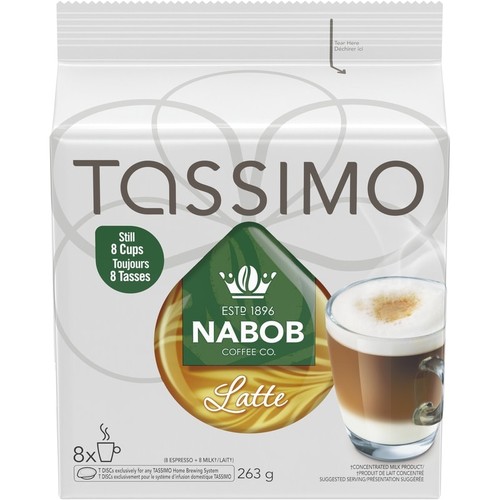 Tassimo nabob latte coffee - nabob,