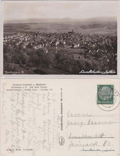 Ansichtskarte plochingen - ansichtskarte,