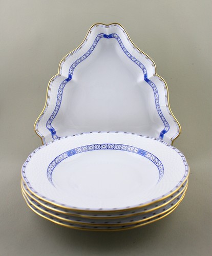 Herend blue garden x - blue, 4