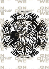 Aufkleber "Falkenschild" klein, Autoaufkleber, Thor, Wikinger, Viking (1623)