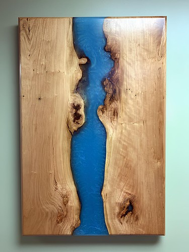 Esstisch river table massiv - table,