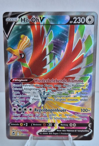 Pokemon karte oh - ho-oh, v
