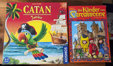 2 Spiele: Die Siedler von Catan Junior und Kinder von Carcassone Junior