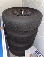 Winterräder 4 St. 195/65 R15 auf Stahlfelgen –4mm– für VW Golf/Octavia/Leon
