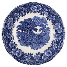 Kuchenteller Enoch Wedgwood Woodland blue blau