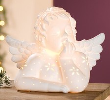 Gilde Porzellan Lampe Engel