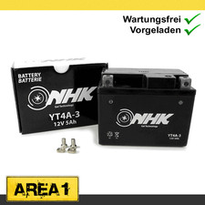 Wartungsfreie Gel Batterie 5Ah