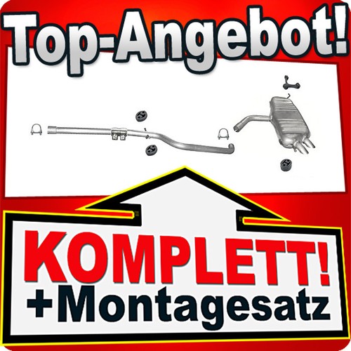 Auspuff für golf 1 - golf, 1.9