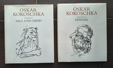 Oskar Kokoschka 2 Bücher Lithographien zur Odyssee und Saul und David