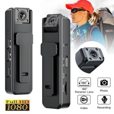 Mini Kamera mit Aufzeichnung & Video 1080P HD Bodycam Nachtsicht Video Recorder