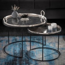 2er Set Runde Couchtische