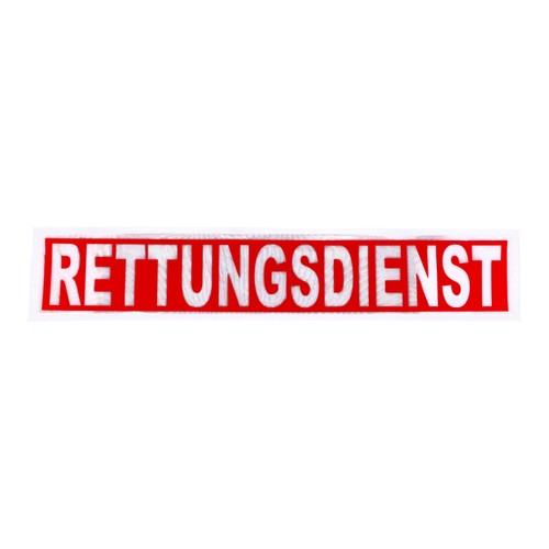 Rückenschild rettungsdienst - rückenschild,