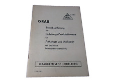 Betriebsanleitung zur Einleitungs-Druckluftbremse fuer Anhaenger und   ma0809747