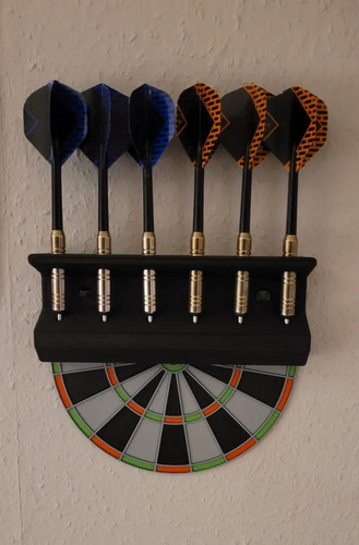 Wandhalterung darts 6 stück - 6,