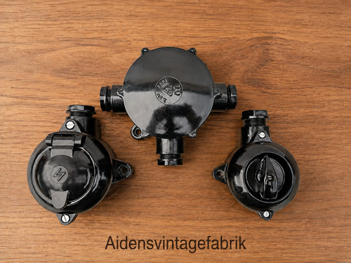 Set bakelit drehschalter - set,