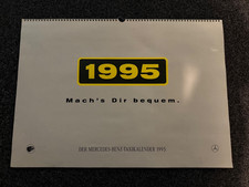 Mercedes-Benz Taxikalender von 1995 - Kalender, Taxi, Vintage, Rarität, Rare