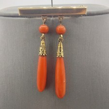 Antike Brosche 585 Gold und