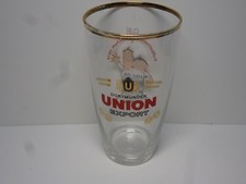 altes Bierglas Dortmunder Union Export Fußball-WM 1974 Tip und Tap 0,2 l