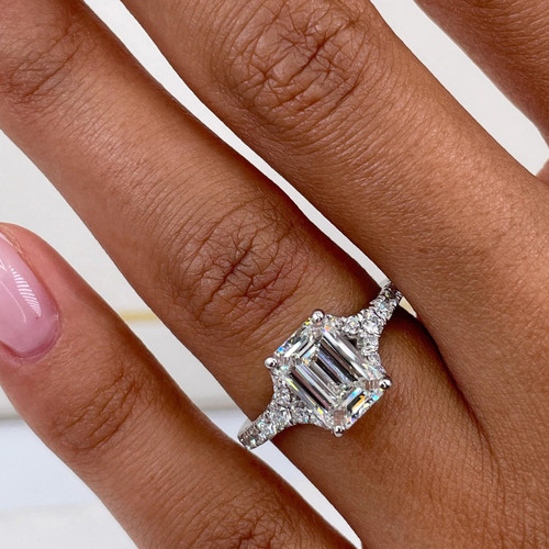 Weißgold diamant ring - ring, 2,40