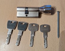 ABUS Schließzylinder 19700 mit Knauf KXP2SN 30/35mm