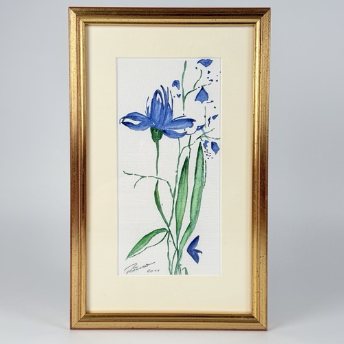 Aquarell blumen kornblume - blumen,