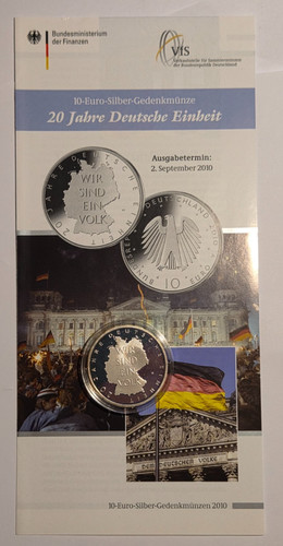 Euro münze 2010 jahre - münze, 20