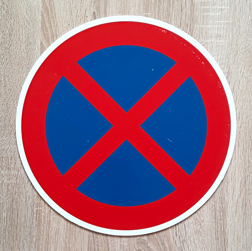 Rundes verkehrsschild - rundes,