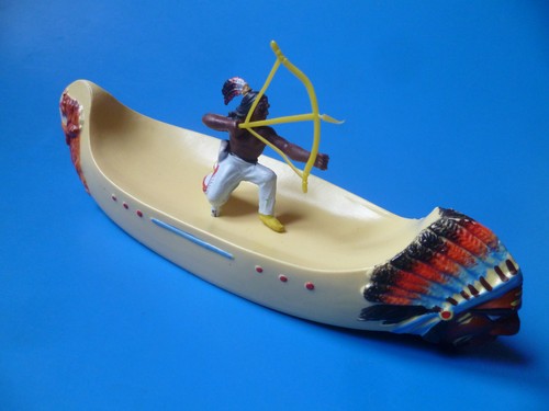 Alte ddr hartgummi indianer - hartgummi,